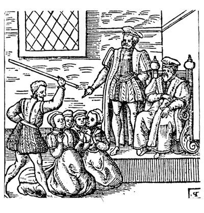 James I of England and VI of Scotland Examining the North Berwick Witches, from 